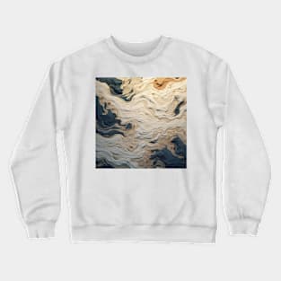 Stylized Surface Texture Crewneck Sweatshirt